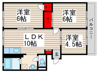 間取図 グランディ南行徳