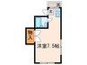 田口第一コ－ポ 1Rの間取り