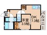 プランタン 1DKの間取り