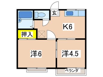 間取図 サンハイム新桜ケ丘