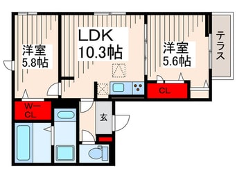 間取図 Flora