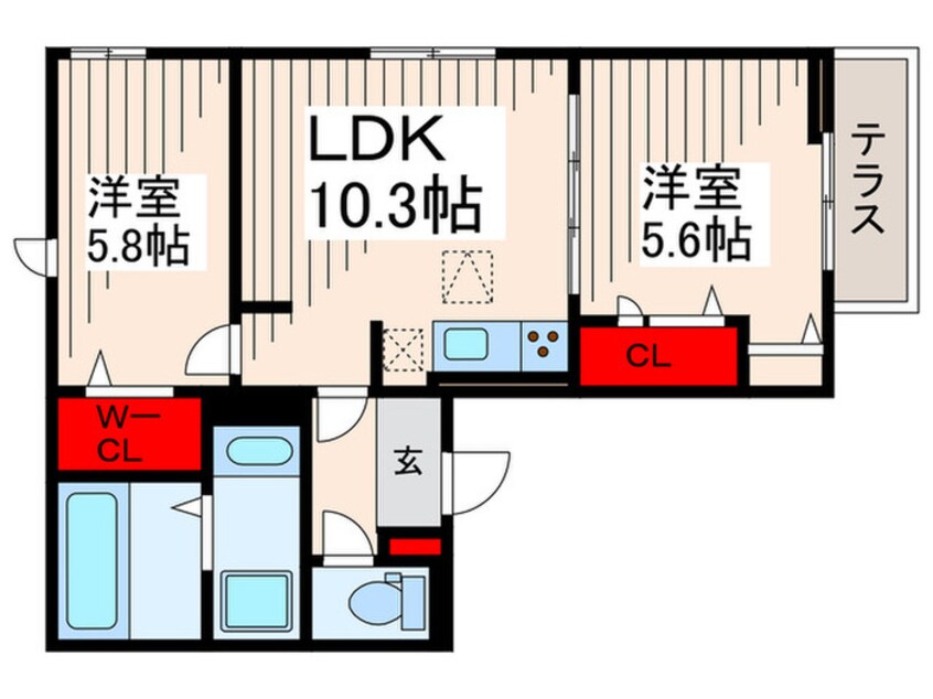 間取図 Flora