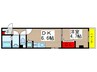 リトルズ市川 1DKの間取り