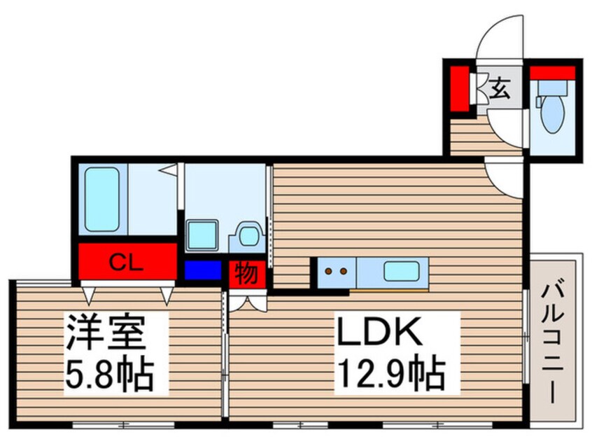 間取図 シエルクレール