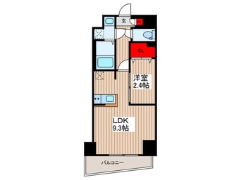 間取図 アルファコート曳舟