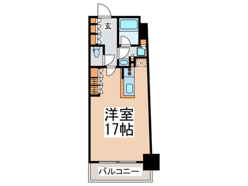 間取図 ｺﾝﾌｫﾘｱ新宿ｲｰｽﾄｻｲﾄﾞﾀﾜｰ