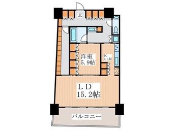 間取図 ｺﾝﾌｫﾘｱ新宿ｲｰｽﾄｻｲﾄﾞﾀﾜｰ