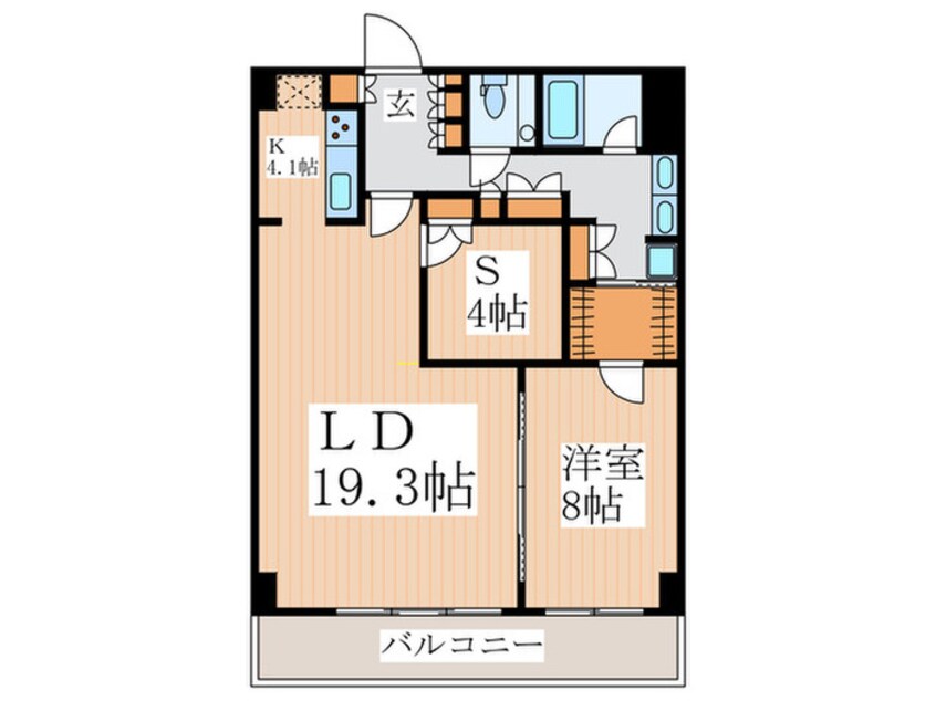 間取図 ｺﾝﾌｫﾘｱ新宿ｲｰｽﾄｻｲﾄﾞﾀﾜｰ