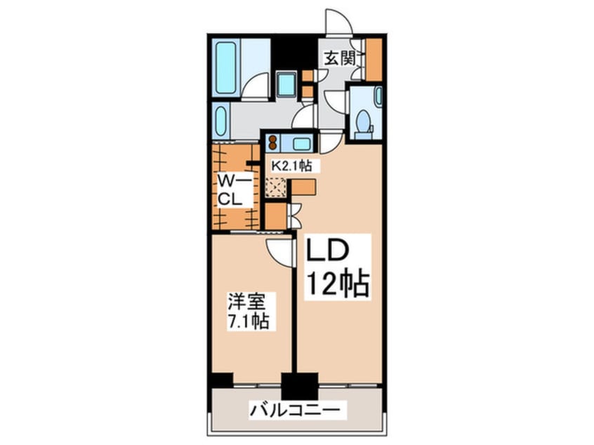 間取図 ｺﾝﾌｫﾘｱ新宿ｲｰｽﾄｻｲﾄﾞﾀﾜｰ