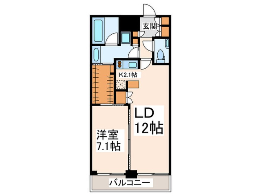 間取図 ｺﾝﾌｫﾘｱ新宿ｲｰｽﾄｻｲﾄﾞﾀﾜｰ