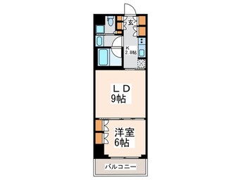 間取図 ｺﾝﾌｫﾘｱ新宿ｲｰｽﾄｻｲﾄﾞﾀﾜｰ