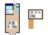 ソレイユガーデン 1Rの間取り