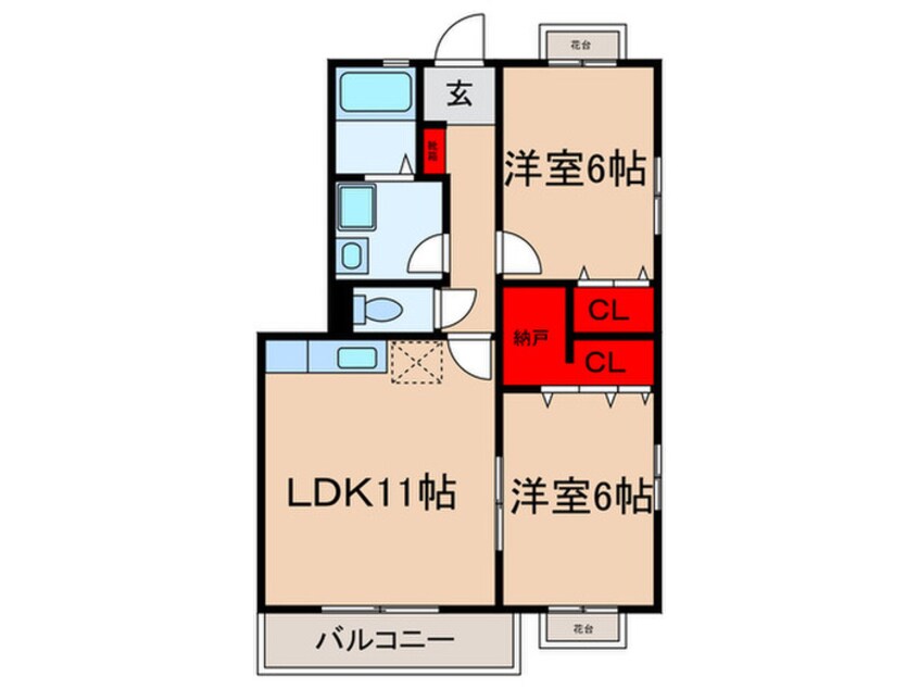 間取図 ガーデンハイツ大泉学園