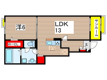 間取図 サンヴェール大芝ⅢB