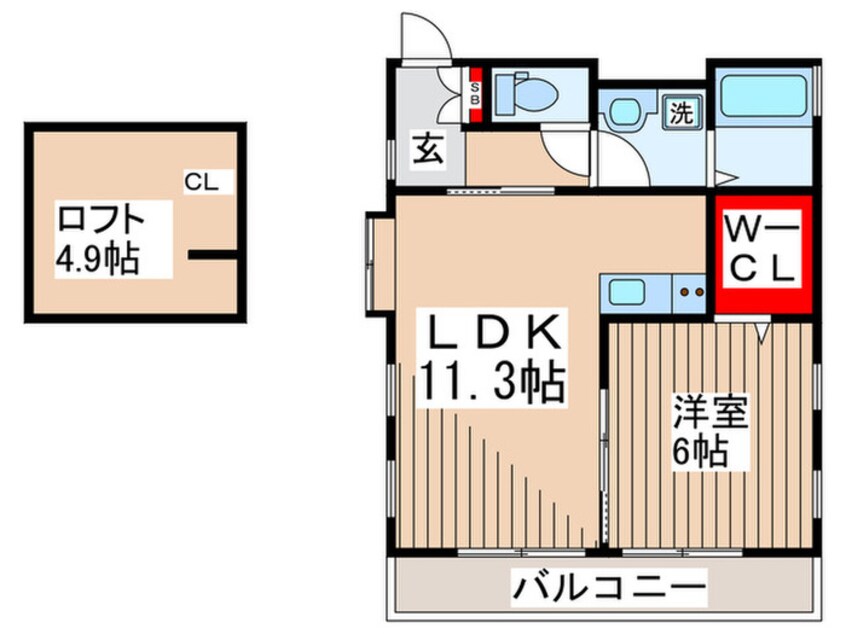 間取図 コンフォート・S