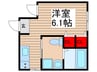 グラード南千住 1Rの間取り