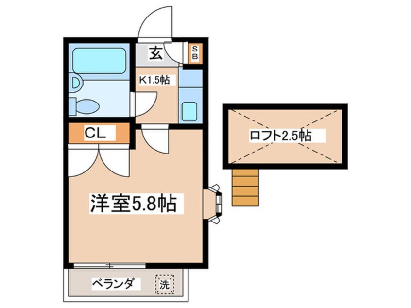 間取図 ワタナベコ－ポ