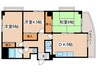 カーサ・リバブル 3DKの間取り