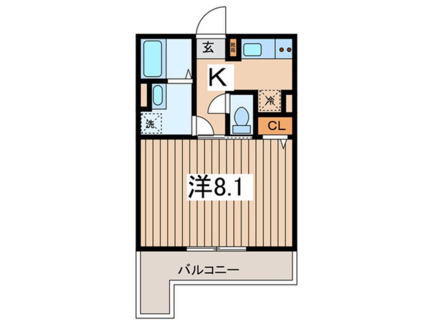 間取図 ベイルーム横浜瀬谷