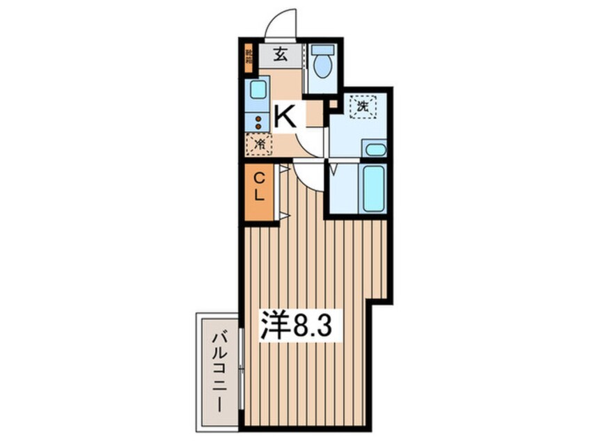 間取図 ベイルーム横浜瀬谷