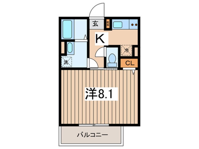 間取図 ベイルーム横浜瀬谷