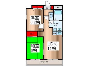 間取図 エム・ステージ白磁楼