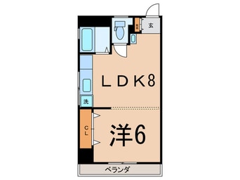 間取図 コ－ポ安藤