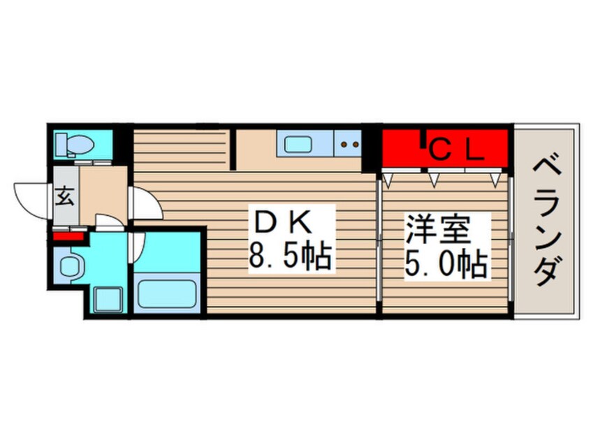 間取図 レ・ソール西船橋