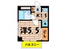 ウィンド五本木 1Kの間取り