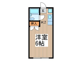 間取図 エステ－トピア桜上水