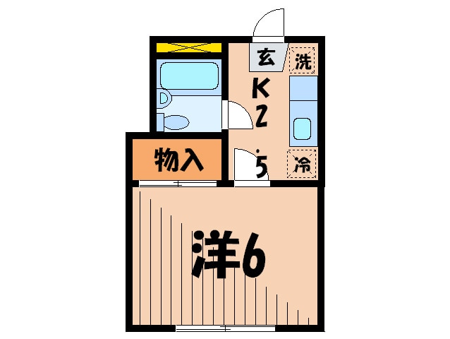 間取り図 ロ－ゼット南
