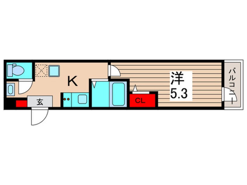 間取図 ブラン堀切菖蒲園