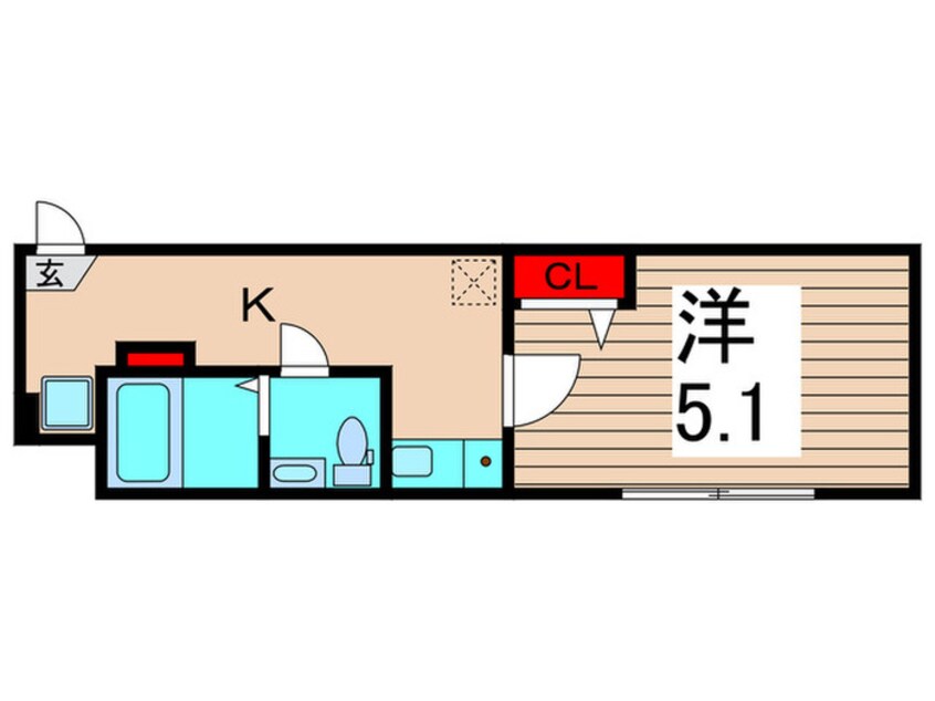 間取図 ブラン堀切菖蒲園