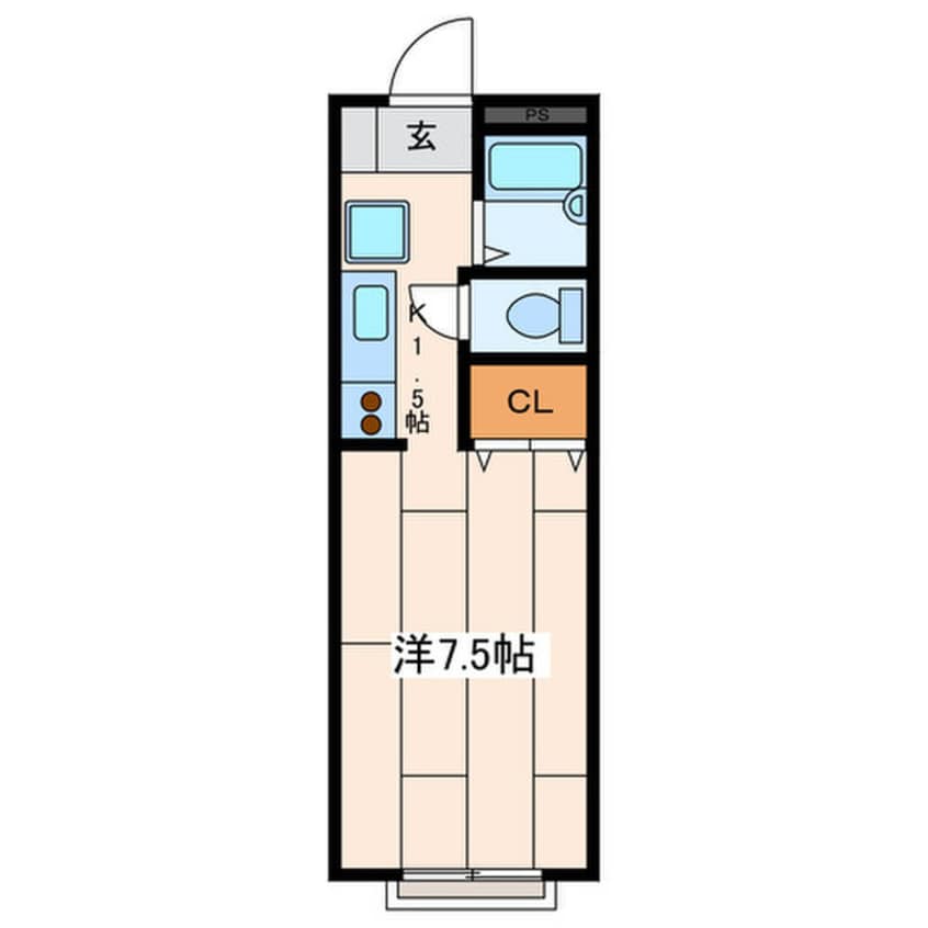 間取図 Forest愛甲石田