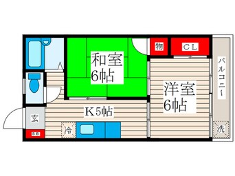 間取図 ハイツみつはし