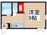 フラットテラスＡ 1Rの間取り