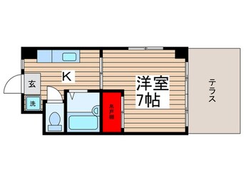 間取図 第７コマツコーポ