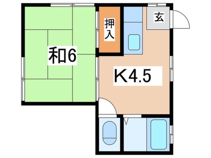 間取図 開港荘