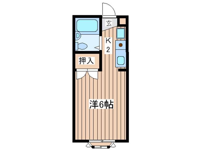 間取図 ゆりかごハイツ