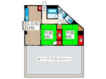 間取図 西瑞江関東ビル