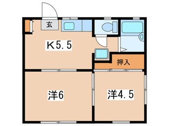 間取図 シャルム西谷戸Ⅱ