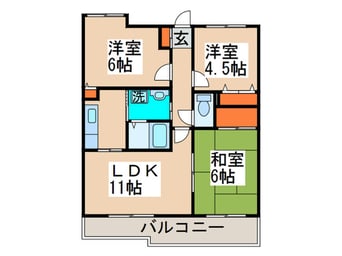 間取図 鷺沼ドルチェヴィ－タ