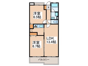 間取図 鷺沼ドルチェヴィ－タ