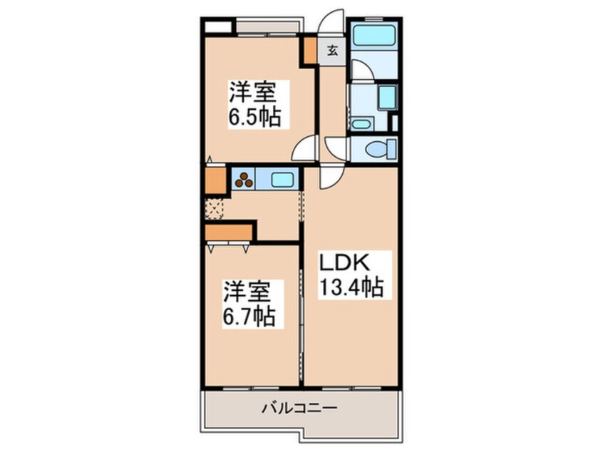 間取図 鷺沼ドルチェヴィ－タ