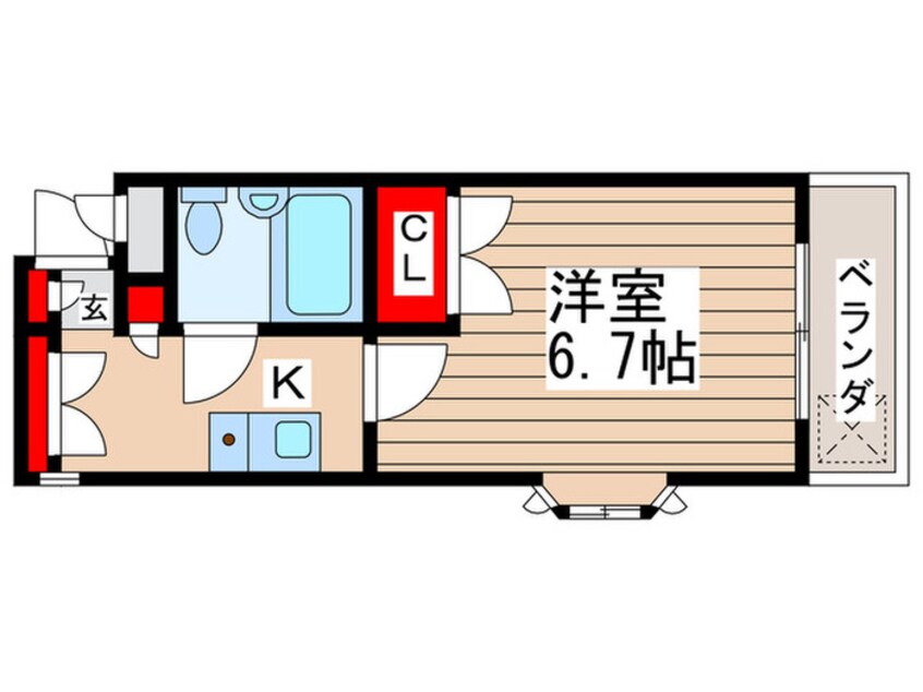 間取図 レオパ－ド立川