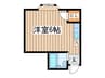 パールハイムＣ 1Rの間取り