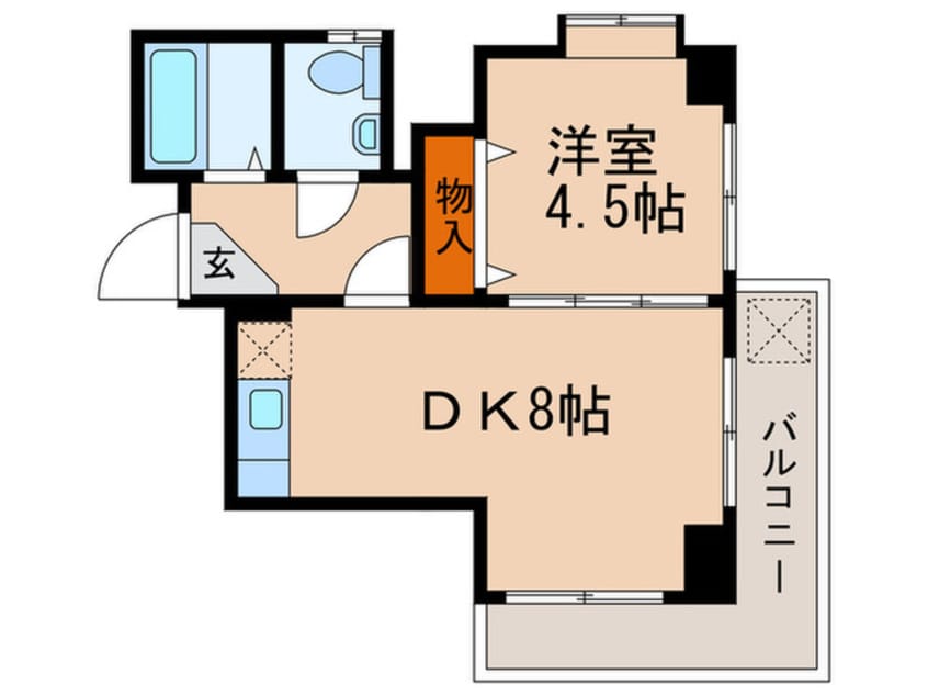 間取図 フラットワセダ