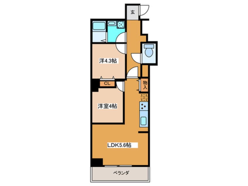 間取図 メゾンナカムラ
