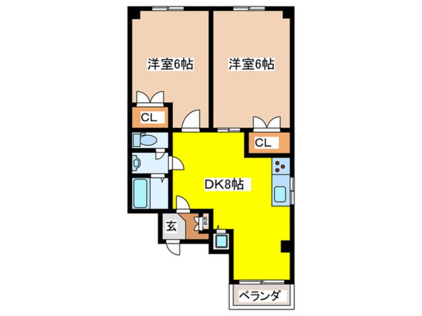 間取図 メゾンナカムラ