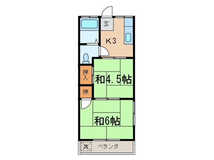 間取り図 グリーンウッド斉藤